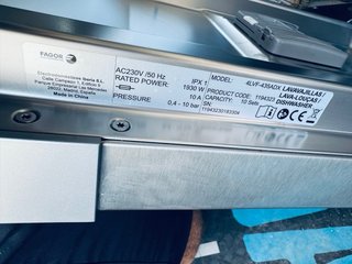529.Lavavajillas Fagor 3 Bandejas Inox Nuevo Tara