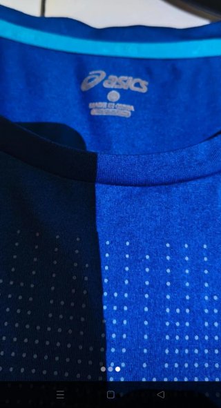 Camiseta Asics Azul