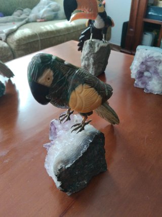Cacatuas de Jade y Amatista