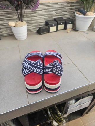 Sandalias Ellesse Plataforma Rojas