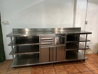 Mesa de trabajo industrial INFRICO acero inoxidabl