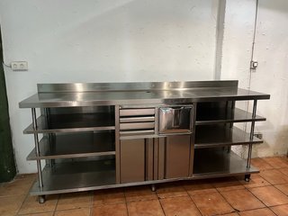 Mesa de trabajo industrial INFRICO acero inoxidabl