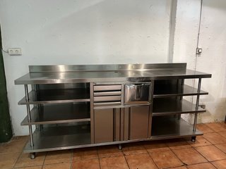 Mesa de trabajo industrial INFRICO acero inoxidabl