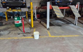 Elevador taller de 4 columnas