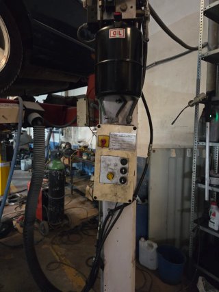 Elevador taller de 4 columnas