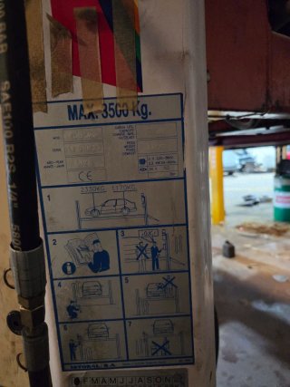Elevador taller de 4 columnas