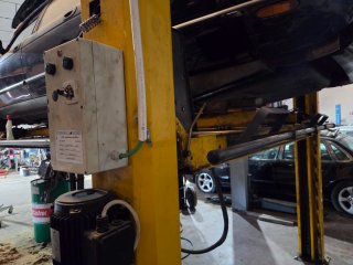 Elevador taller de 4 columnas