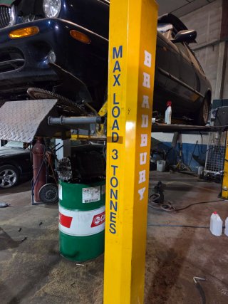 Elevador taller de 4 columnas