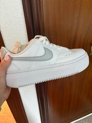 Zapatillas Nike Court Vision Plata/Blanco
