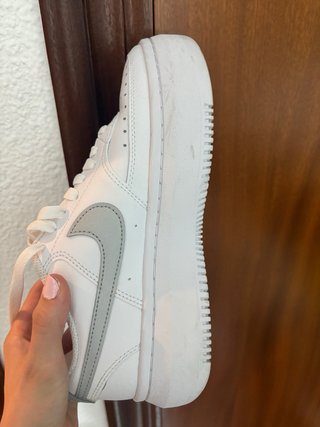 Zapatillas Nike Court Vision Plata/Blanco