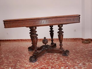 Mesa comedor madera maciza artesanal +100 años