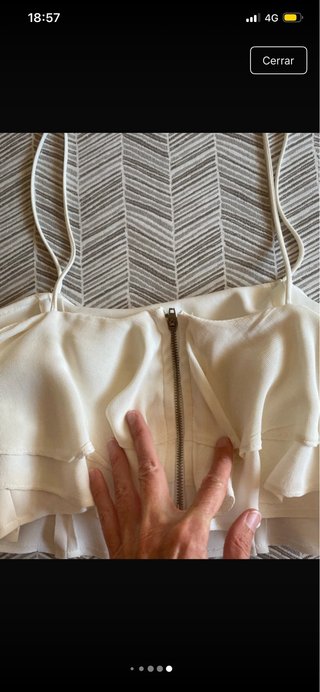 Top volantes Zara Talla M