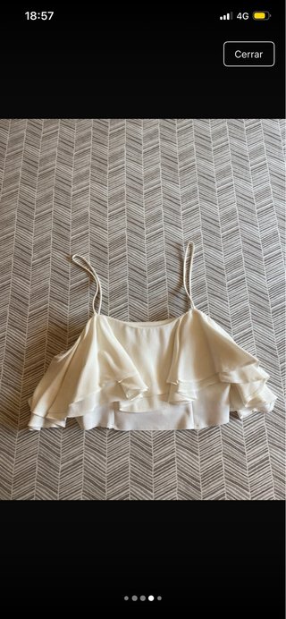 Top volantes Zara Talla M