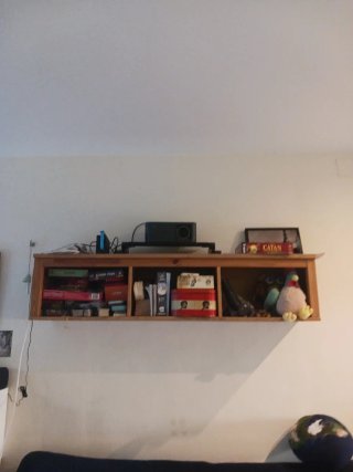 Mueble TV Ikea Hemnes marrón claro