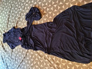 Vestido de fiesta azul talla única