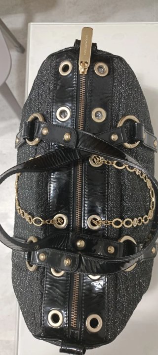 Bolso Emporio Armani Negro y Dorado