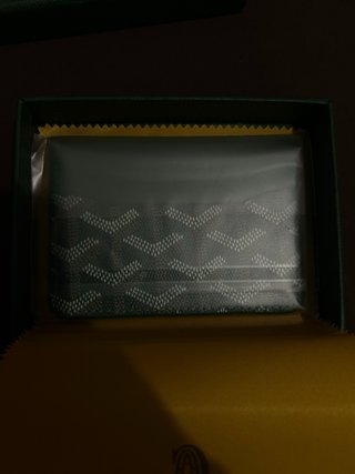 Tarjetero Goyard Verde