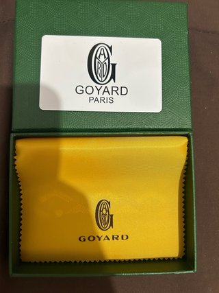 Tarjetero Goyard Verde