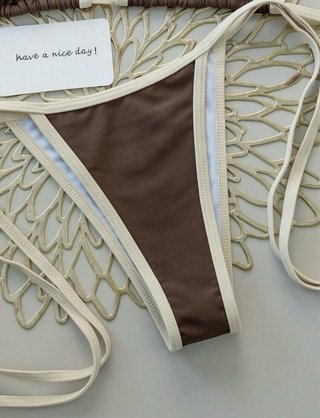 Bikini talla S. Marrón