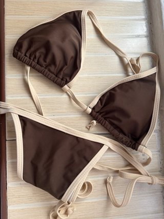 Bikini talla S. Marrón