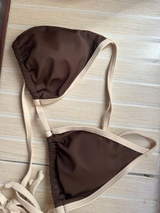 Bikini talla S. Marrón
