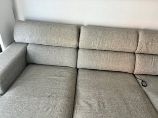 Sofá modular gris de poliester VENTA EN PERSONA