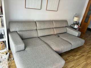 Sofá modular gris de poliester VENTA EN PERSONA