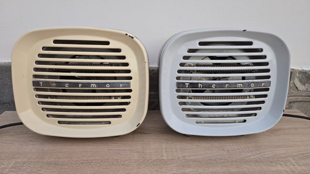 Radiadores calefactores Thermor Beige y Azul 1000w
