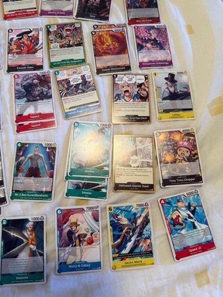 Lote cartas One Piece OP16