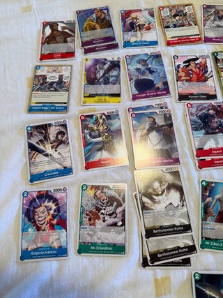 Lote cartas One Piece OP16