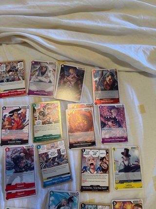 Lote cartas One Piece OP16
