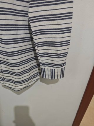 Camisa Rayas Manga Larga Talla L