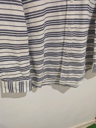 Camisa Rayas Manga Larga Talla L