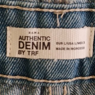 Peto corto vaquero Zara Talla L