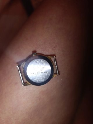 Reloj Cauny antiguo suizochapsdo en oro con 17rubi