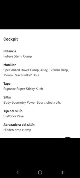 Bicicleta Specialized Carretera Roja