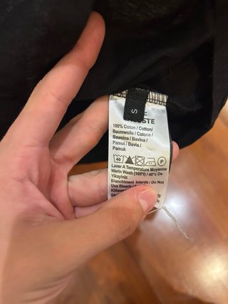 Camiseta Lacoste Negra