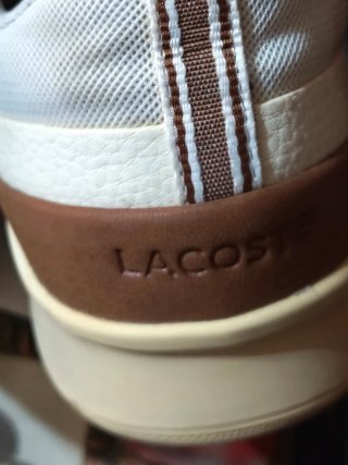 Zapatillas Lacoste Beige/Marrón Talla 42