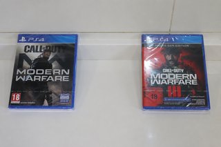 Confezione 2 Call of Duty Modern Warfare PS4 sigillati