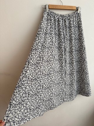 Falda midi estampada Valentina Talla M