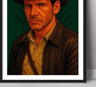Cuadro INDIANA JONES - Harrison Ford A3