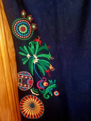 Vestido bordados Desigual talla S
