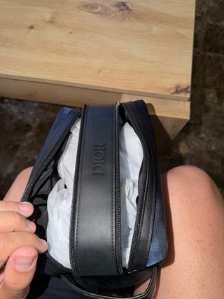 Neceser Dior Azul Marino y Negro