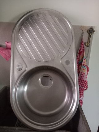 Fregadero Teka un seno de acero inoxidable