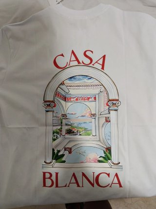 Camiseta Casablanca Paris Tennis Club Blanca