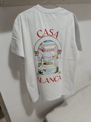 Camiseta Casablanca Paris Tennis Club Blanca