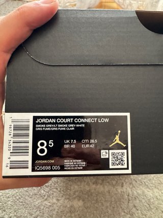 Scarpe Jordan Grigie e Bianche
