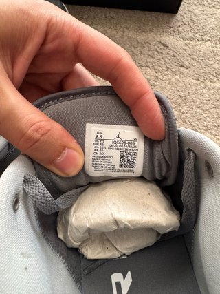 Scarpe Jordan Grigie e Bianche