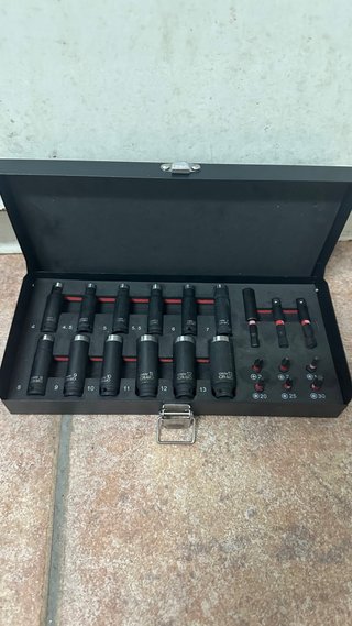 PARKSIDE Juego Vasos y Puntas Impacto