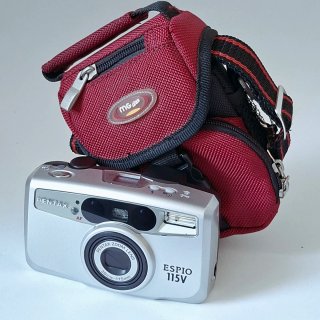 PENTAX ESPIO 115V - Zoom 38-115 completa funziona